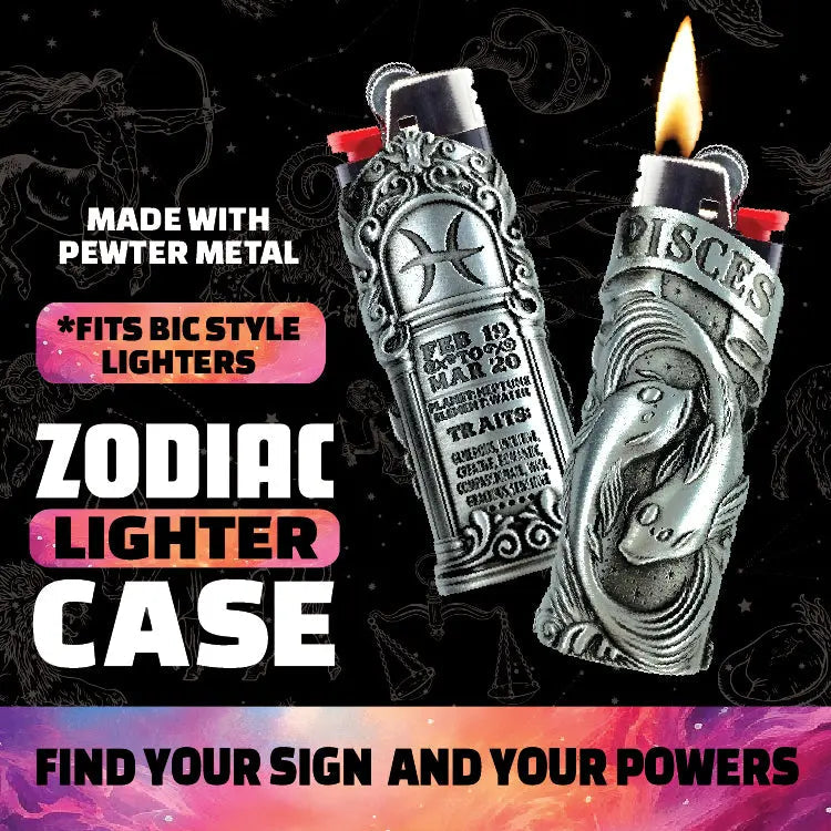 Zodiac Lighter Case - 12 Pieces Per Retail Ready Display 24952 SMOKEZILLA