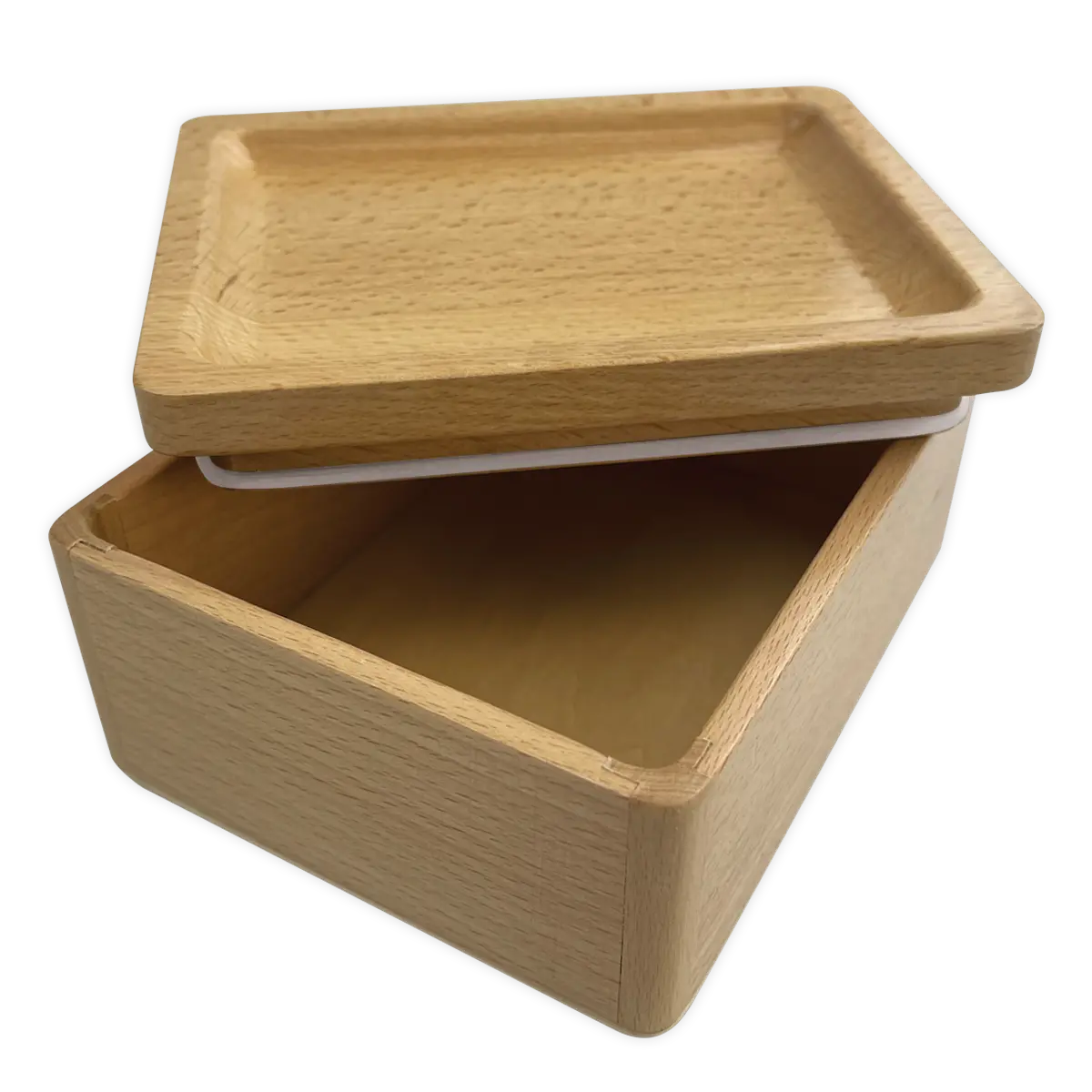 Wood Storage Box with Wood Tray Lid- 6 Pieces Per Retail Ready Display 25100 SMOKEZILLA