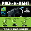 Pack and Light Torch Lighter - 12 Pieces Per Retail Ready Display 25120 SMOKEZILLA