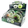 Glow in The Dark Glass Ashtray - 6 Pieces Per Retail Ready Display 25135 SMOKEZILLA