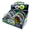 Glow in The Dark Glass Ashtray - 6 Pieces Per Retail Ready Display 25136 SMOKEZILLA