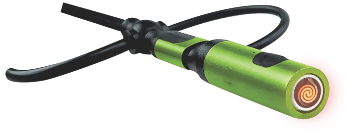 Multi-Tool Charging Cable Coil Lighter Flashlight Dual USB-C Ports with USB to USB-C - 6 Pieces Per Retail Ready Display 25318 SMOKEZILLA