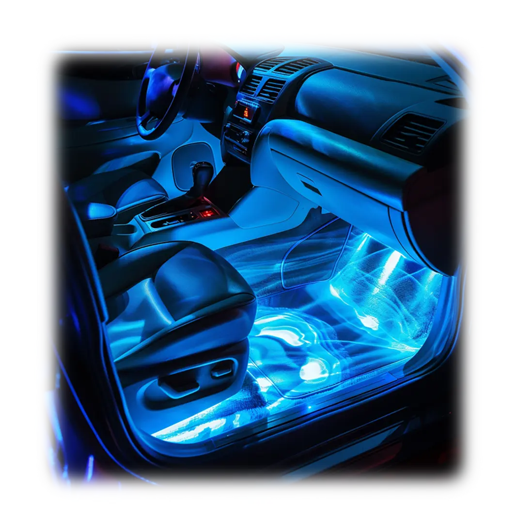 Blue Mood Car Lighting 4 Pack - 6 Pieces Per Retail Ready Display 25348 CAR VIBEZ