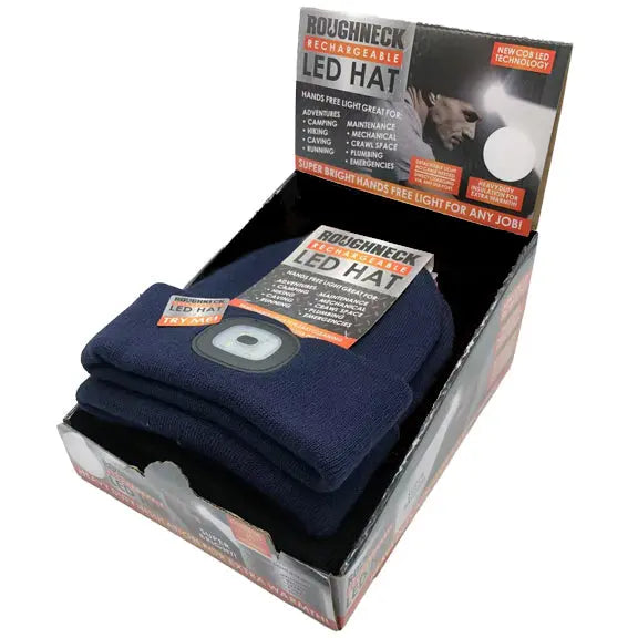 Roughneck LED Light Beanie - 6 Pieces Per Retail Ready Display 25395
