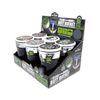 Glow In The Dark Lid Butt Bucket Ashtray with LED Light - 6 Per Retail Ready Display 25397 SMOKEZILLA