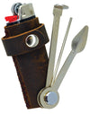 Leather Lighter Case With Tools  - 6 Pieces Per Retail Ready Display 25592 SMOKEZILLA