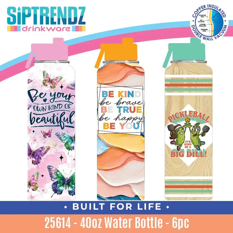 Insulated Drinkware Assortment Floor Display - 26 Pieces Per Retail Ready Display 88582 NOVELTY INC