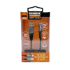Charging Cable Quick Switch 2 in 1 Multi-Head USB to USB-C 3FT 100W - 6 Pieces Per Retail Ready Display 25695 ROUGHNECK