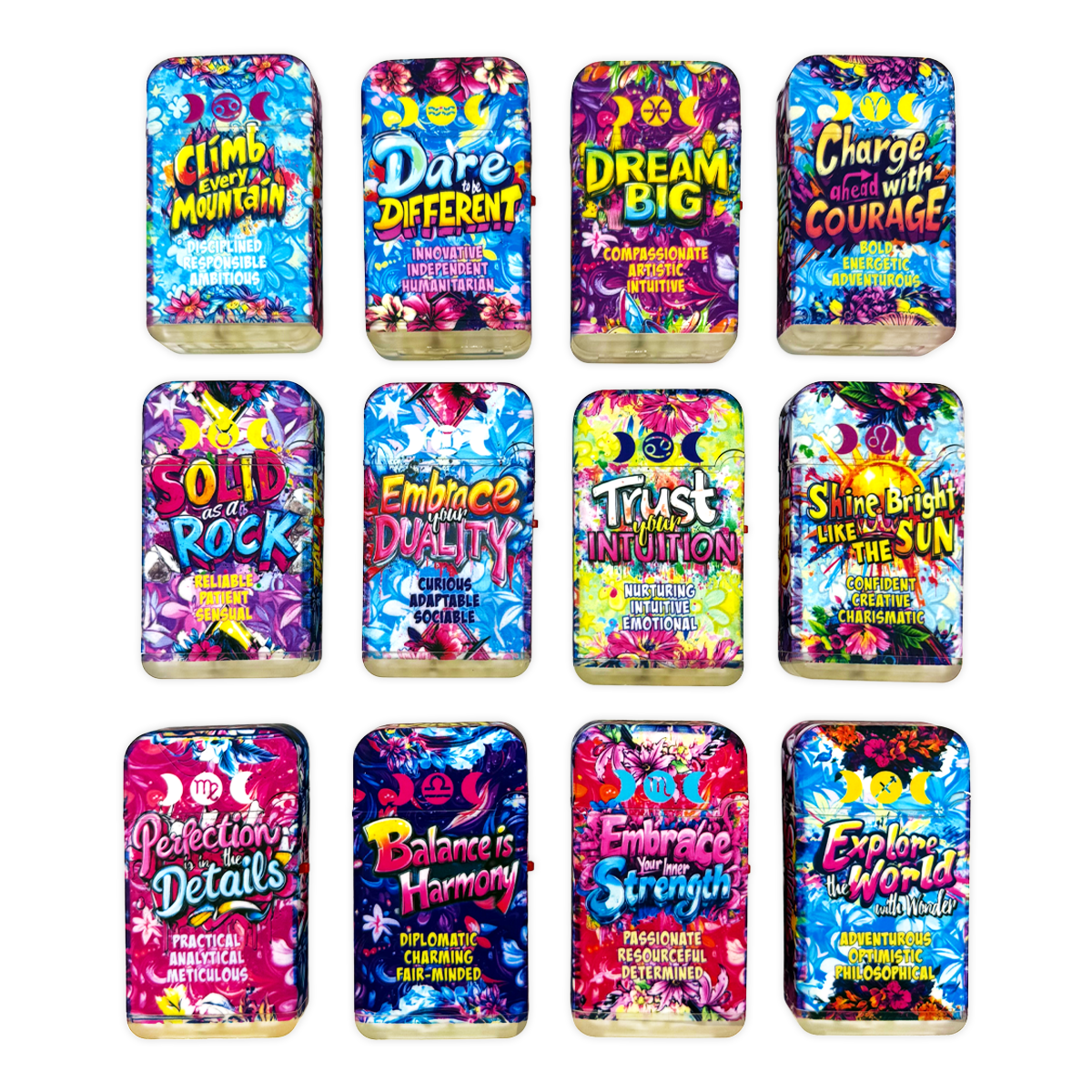 Zodiac Dual Torch Lighter- 12 Pieces Per Retail Ready Display 25915 SMOKEZILLA