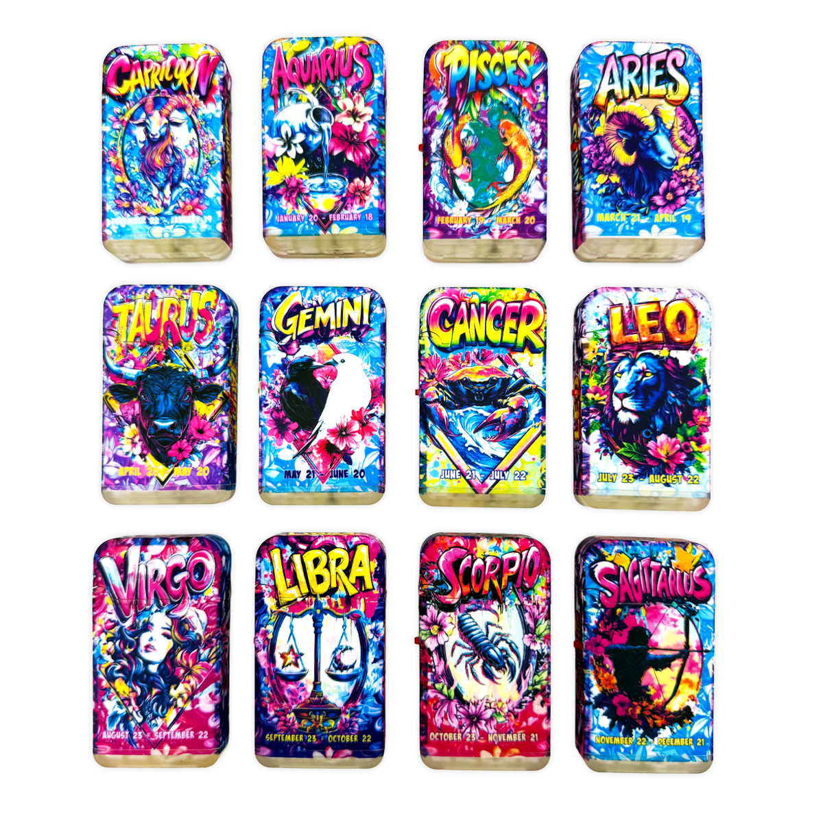 Zodiac Dual Torch Lighter- 12 Pieces Per Retail Ready Display 25915 SMOKEZILLA