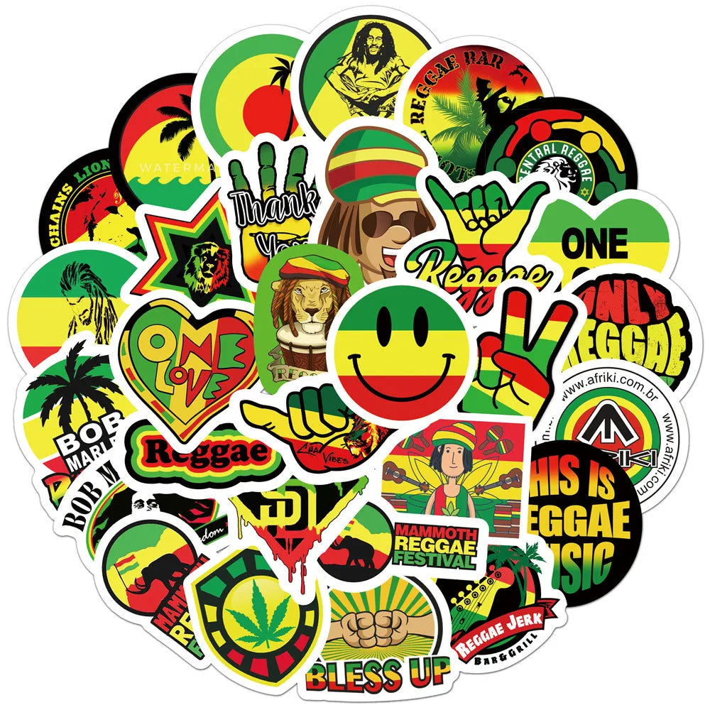 Bob Marley-themed Stickers