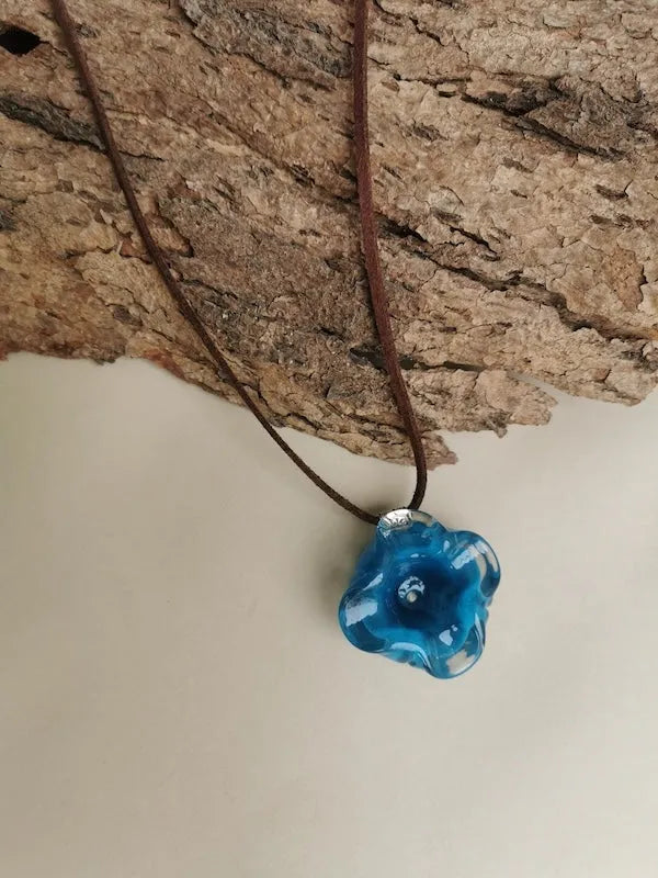 Hand Blown Glass Pendant - Style 14