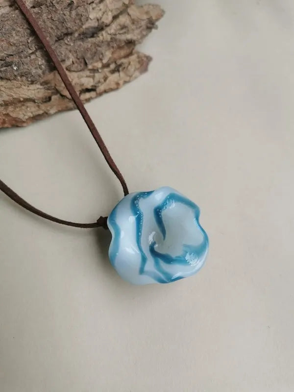 Hand Blown Glass Pendant - Style 13