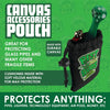 Canvas Accessories Pouch with Patch - 6 Pieces Per Retail Ready Display 30031 SPICY ZILLA