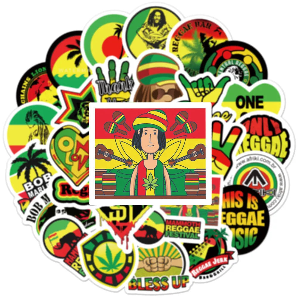 Bob Marley-themed Stickers