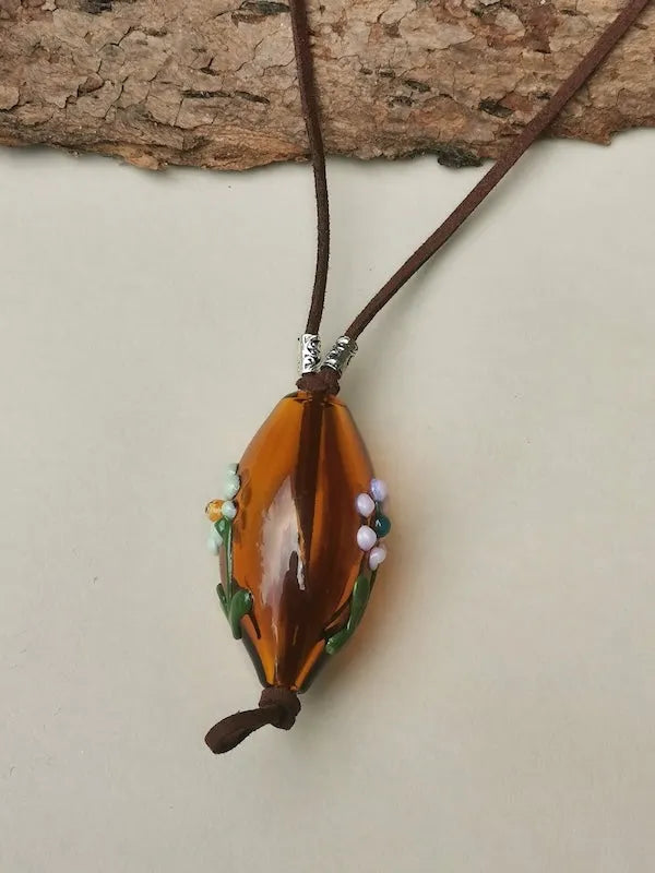 Hand Blown Glass Pendant - Style 20