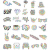 Hippie-themed Sticker Pack of 50 