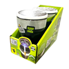 Glow In The Dark Printed Lid Butt Bucket Ashtray with LED Light - 2 Per Retail Ready Wholesale Display 40308 SMOKEZILLA