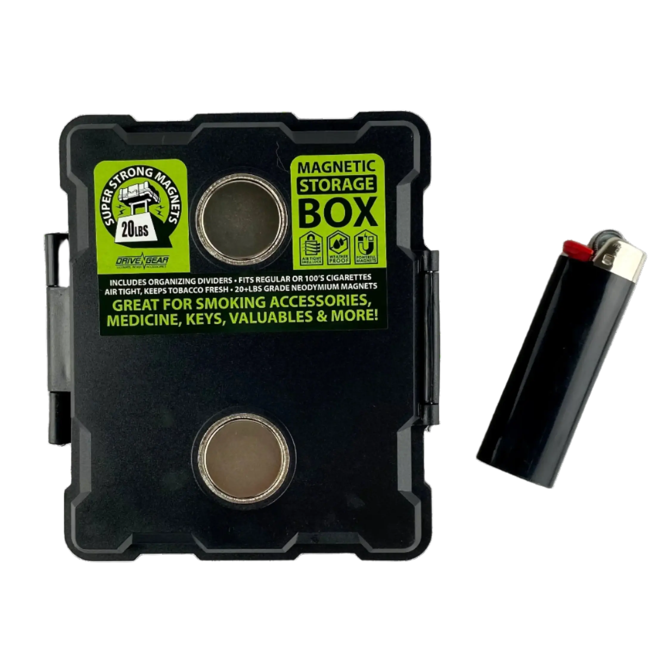 Magnetic Storage Box - 4 Pieces Per Retail Ready Display 40785 SMOKEZILLA