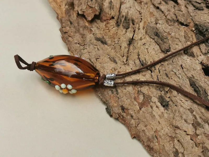 Hand Blown Glass Pendant - Style 20