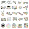 Hippie-themed Sticker Pack of 50 