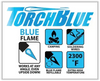 Camo Torch Tower – 3 Tier Metal Countertop Assortment - 39 Pieces Per Retail Ready Display 88671 TORCH BLUE