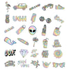 Hippie-themed Sticker Pack of 50 