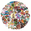  Hippie Stickers (pack of 50)