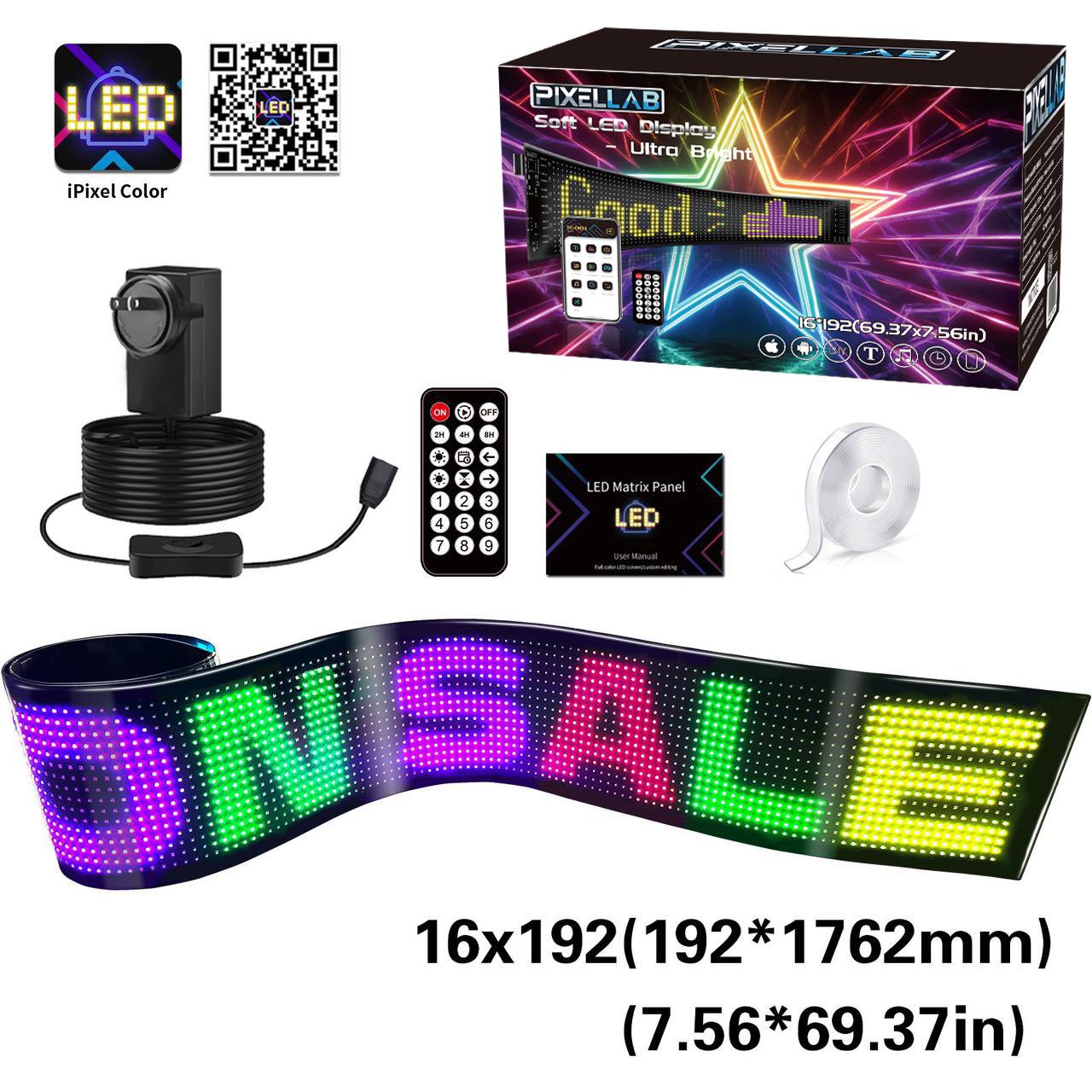 PIXELLAB SOFT LED DISPLAY ULTRA BRIGHT