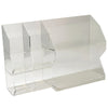Merchandising Fixture - Acrylic Six Bin with Two Shelves Bulk Display 969210 NOVELTY INC