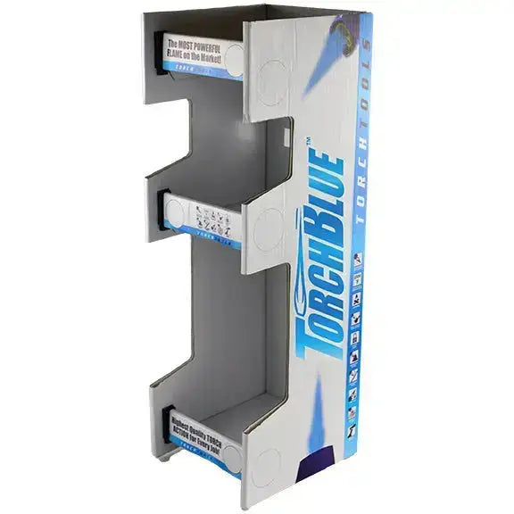 Torch Tower 2 - 3 Tier Countertop Assortment - 62 Pieces Per Retail Ready Display 88675 TORCH BLUE
