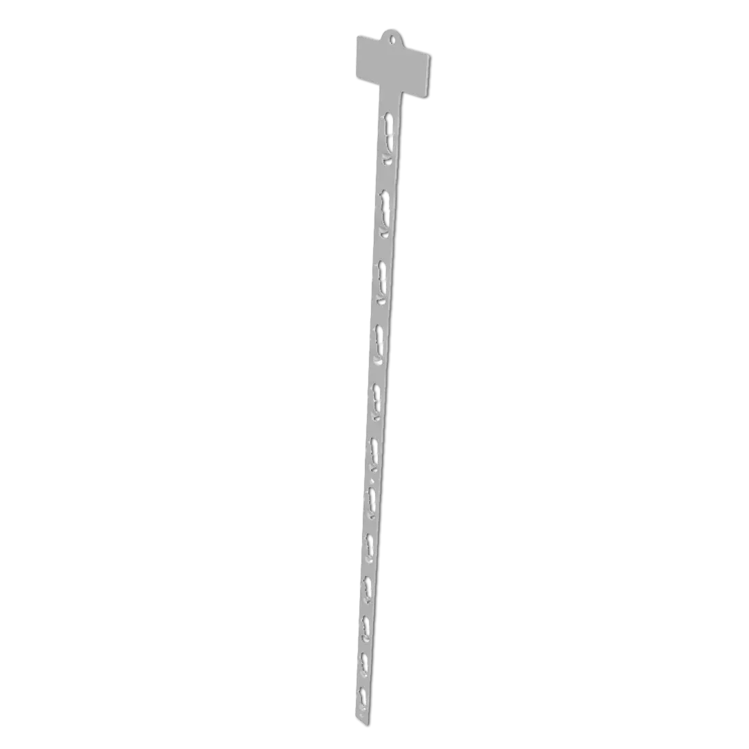 Merchandising Fixture - Generic Merchandising Hang Strip with Pricing Panel ONLY 973460 NOVELTY INC