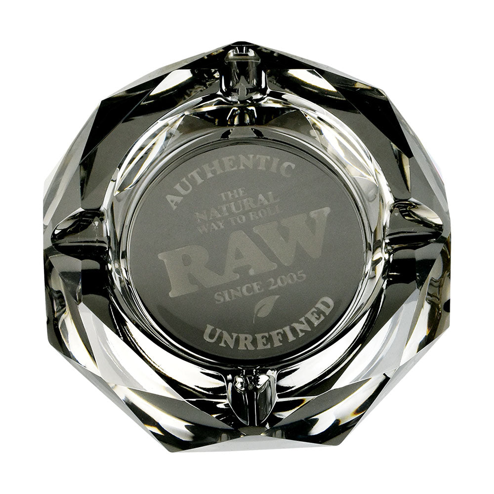 RAW Dark Side Prism Glass Ashtray 4.5 inch
