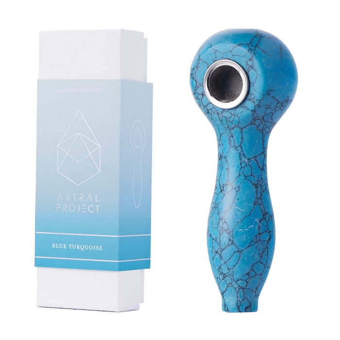 Astral Project Gemstone Spoon Pipe (8 styles)