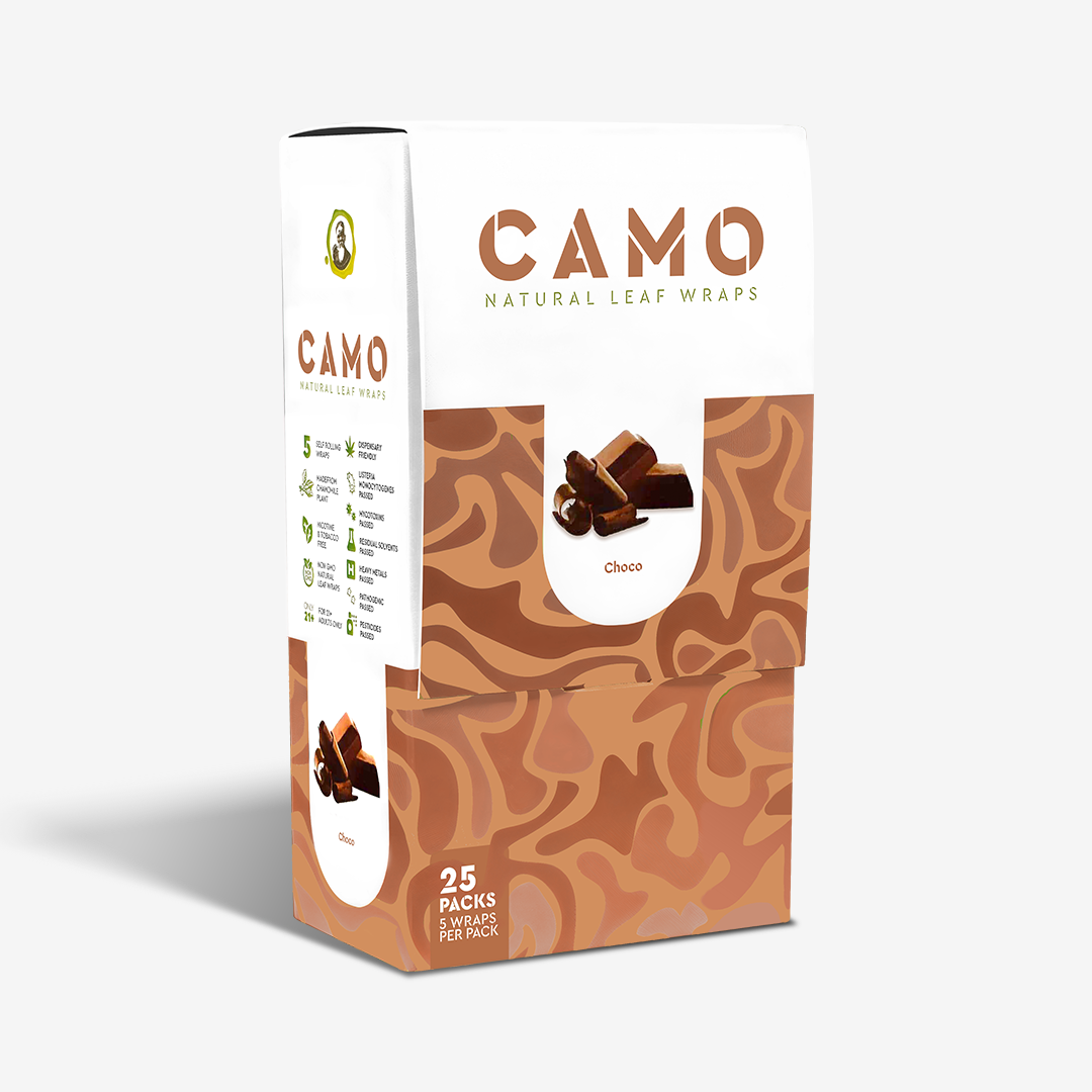 Camo • 5 wrap pouch • 25 Pouch Display, BDD Wholesale