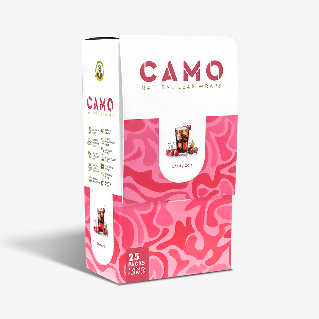 Camo • 5 wrap pouch • 25 Pouch Display, BDD Wholesale