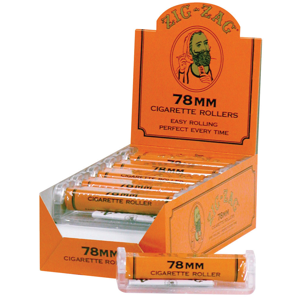 12pc Display - Zig-Zag Cigarette Roller - 78mm, BDD Wholesale