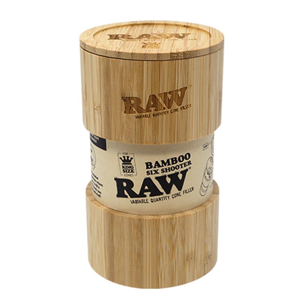 RAW Bamboo Six Shooter 1 1/4 cone filler