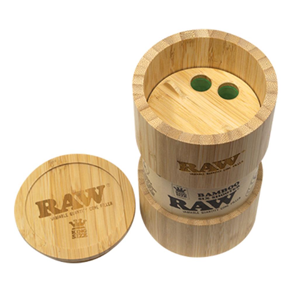 RAW Bamboo Six Shooter box