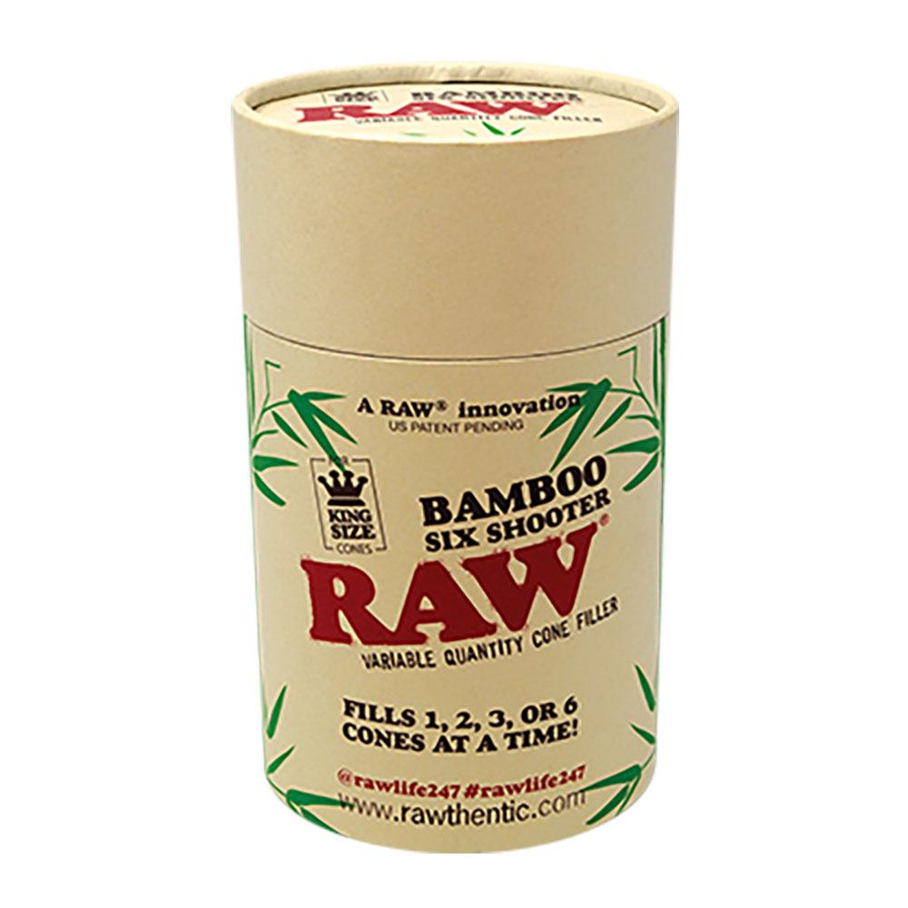 RAW Bamboo Six Shooter open