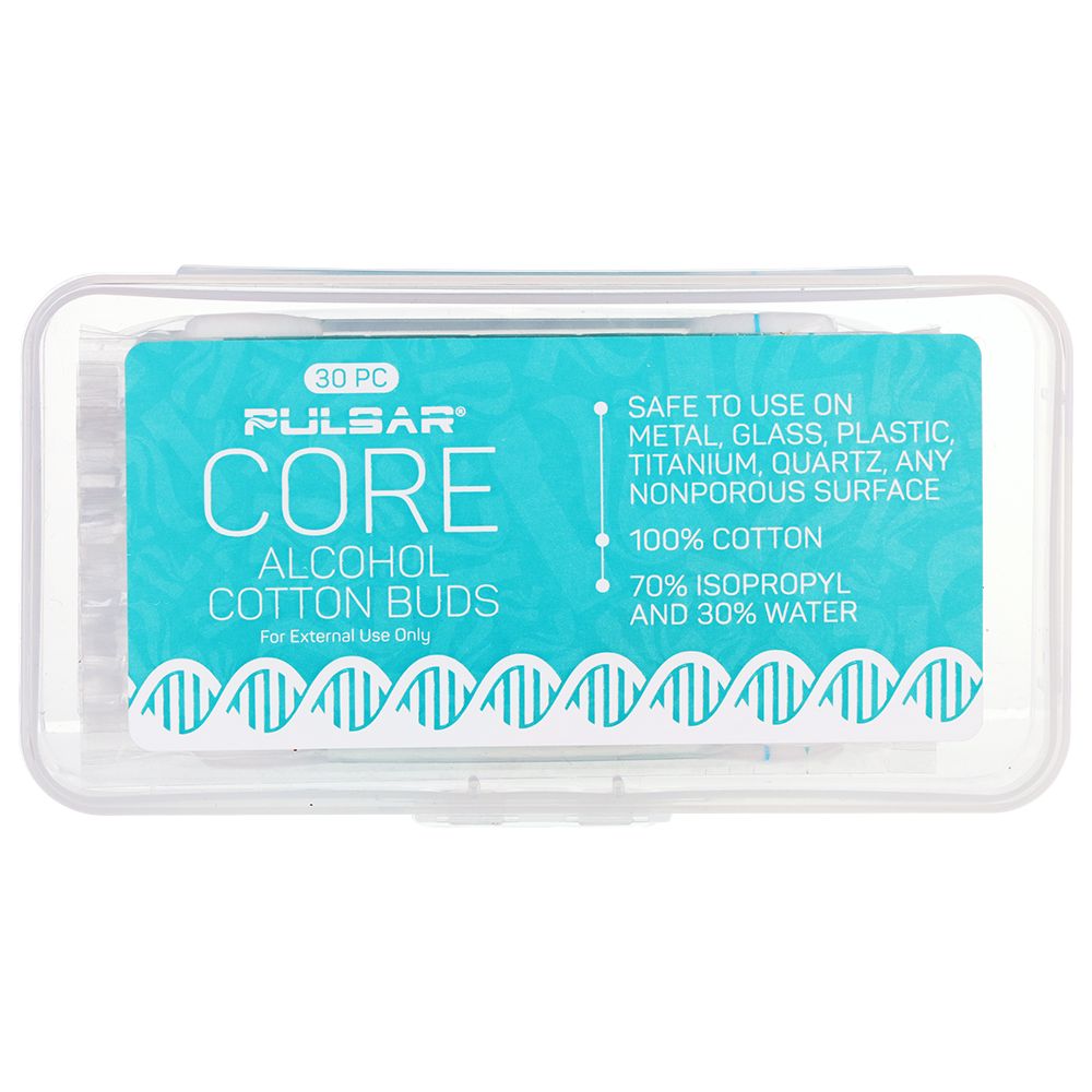 30PC - Pulsar CORE Alcohol Filled Cotton Buds, BDD Wholesale