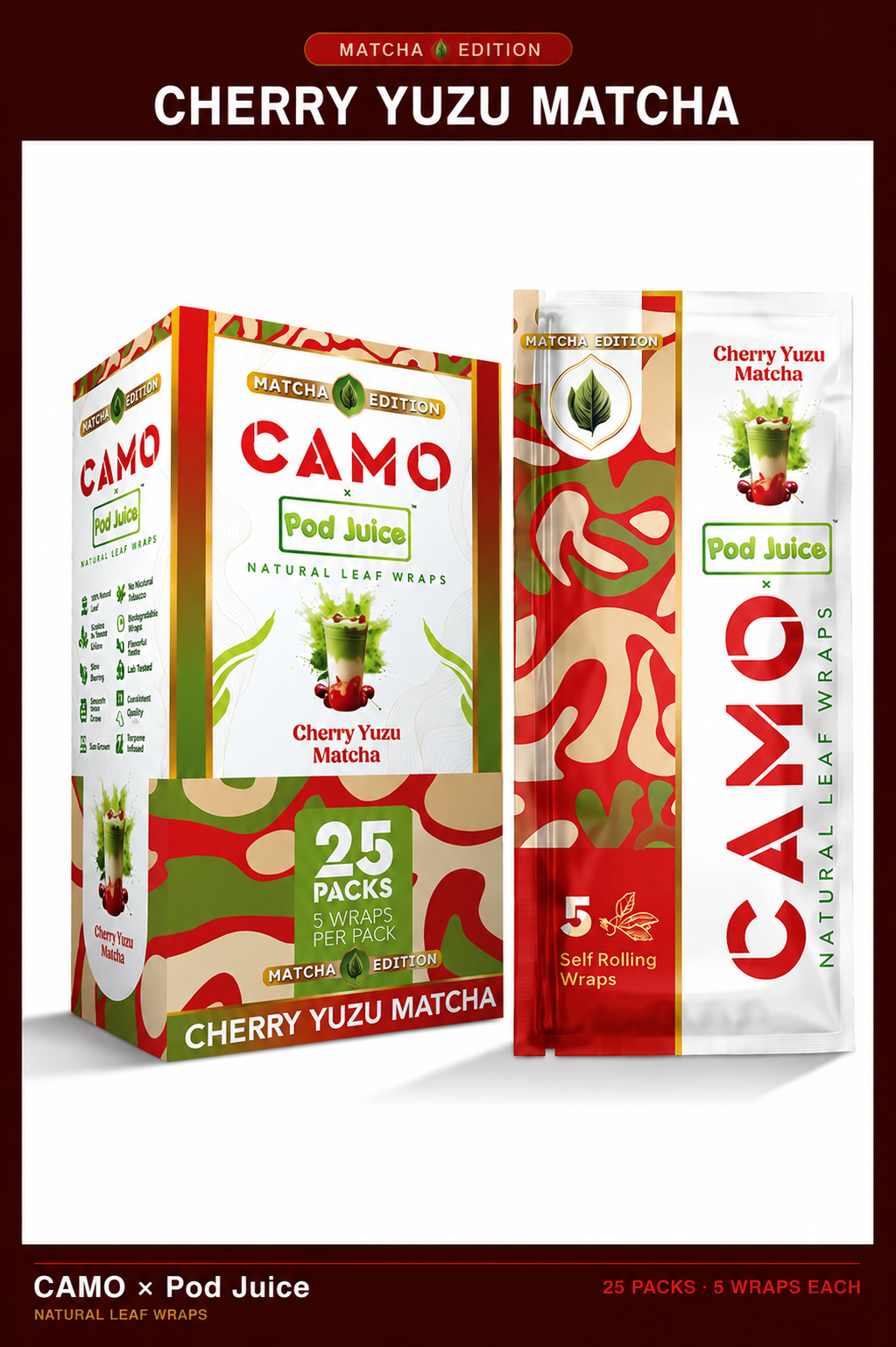 CAMO New MATCHA 2026 Flavors