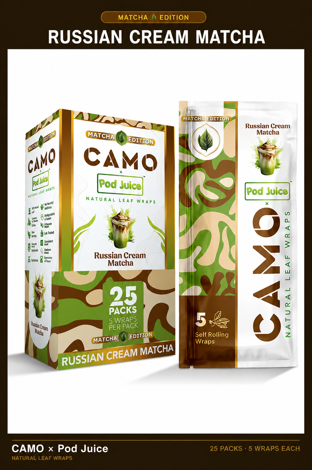 CAMO New MATCHA 2026 Flavors