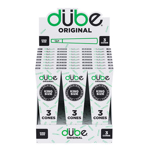 DUBE ORIGINAL GREEN CONES KING - 3 CONES - 24 COUNT DISPLAY