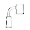 The Flat Top White Base Banger- 19 mm female
