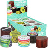 6CT DISPLAY - Pulsar Design Series Aluminum Grinder V3 - 4pc / 2.5" / Assorted Designs, BDD Wholesale