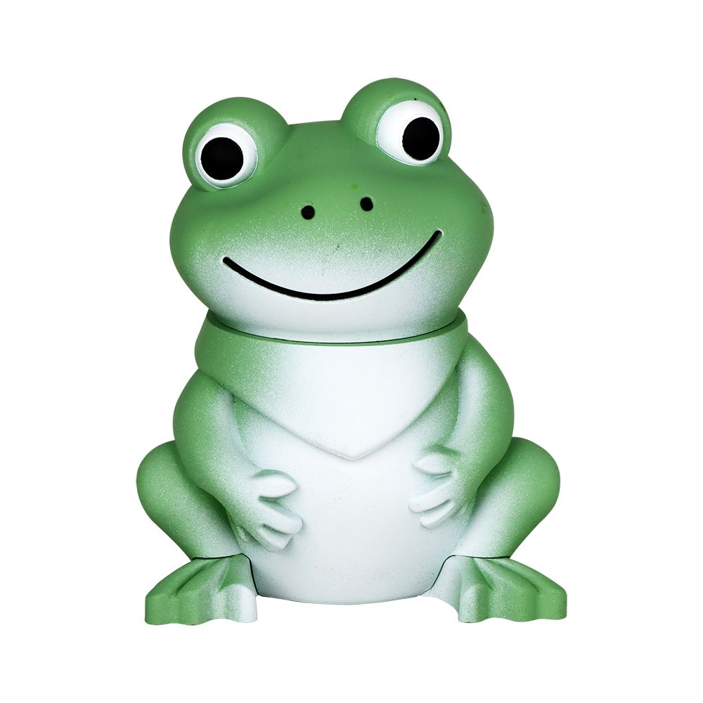 6CT DISPLAY - SeshGear Froggy Grinder - 4pc / 1.75" / Assorted Colors, BDD Wholesale
