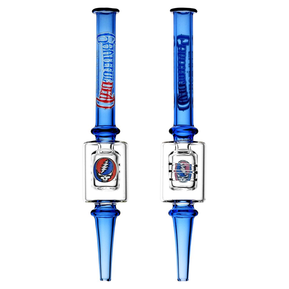 Grateful Dead x Pulsar Steal Your Face Dab Straw | 6.5", BDD Wholesale