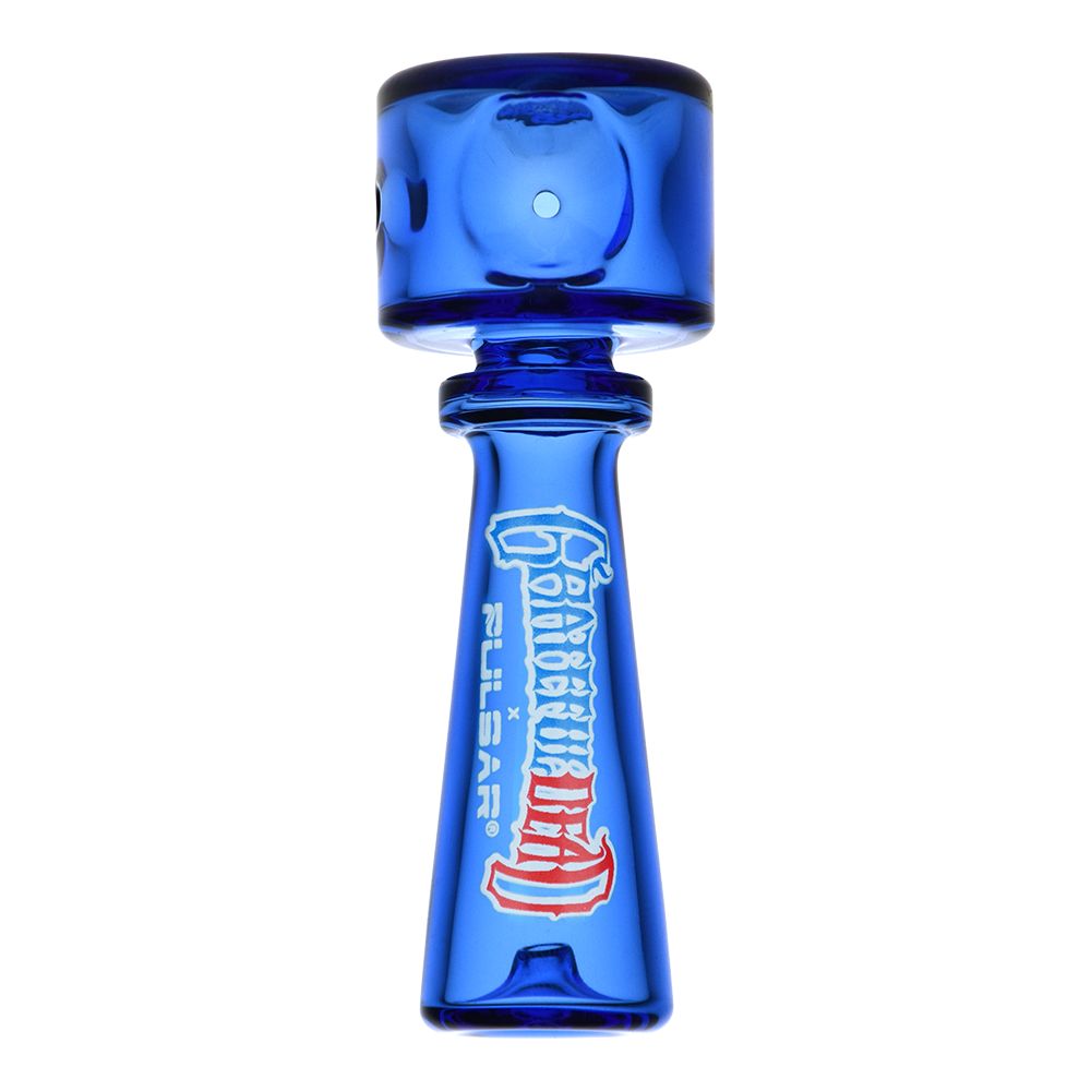 Grateful Dead x Pulsar Geometric Glass Spoon Pipe | 4.25", BDD Wholesale