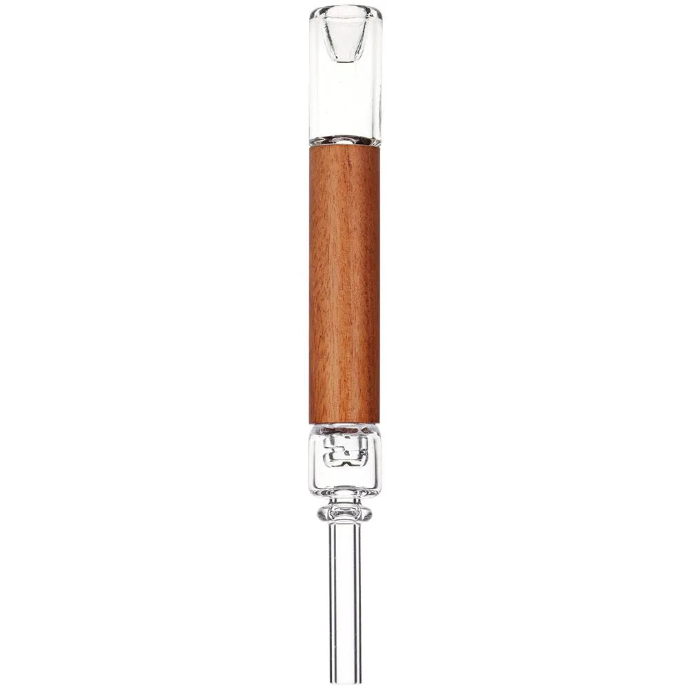 12CT DISPLAY - Pulsar Quartz & Rosewood Deco Dab Straw - 5.75", BDD Wholesale